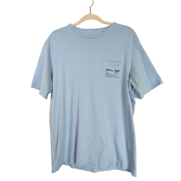 Vineyard Vines Other - Vineyard Vines T-Shirt Mens Medium Blue Pocket Graphic